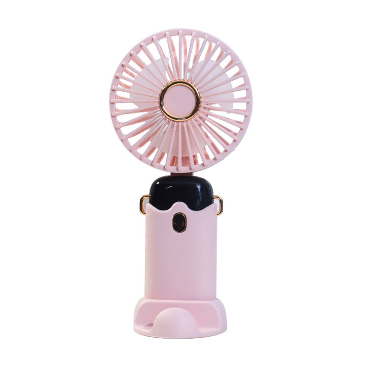 Women's Portable Hand Fan with Integrated Spray Function and USB Charging Option Kalsten