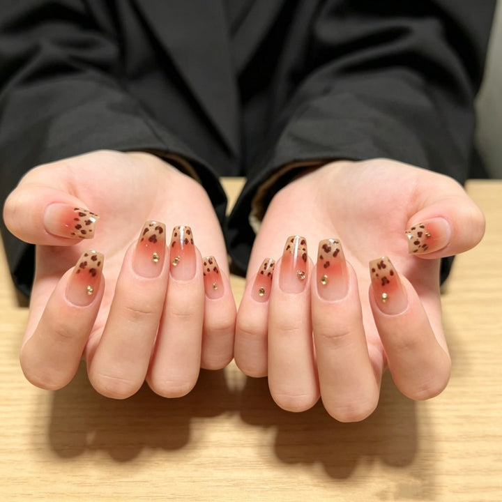 Artistic Ombre Press-On Nail Set with Glitter Accents Kalsten