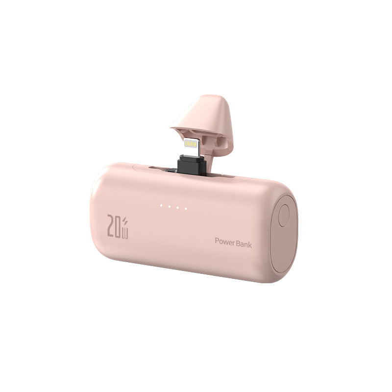 Portable power bank with integrated Lightning connector and quick charge function Kalsten