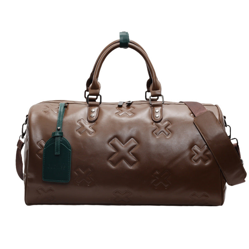 Durable Leather Weekend Duffel Bag Kalsten
