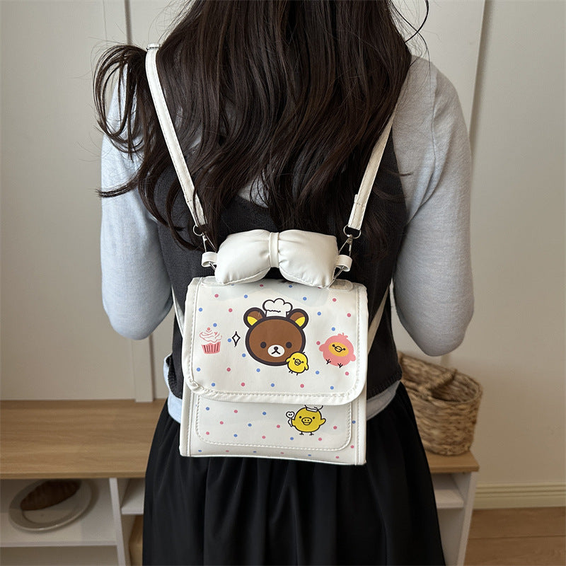 Cute Cartoon Print Crossbody Bag