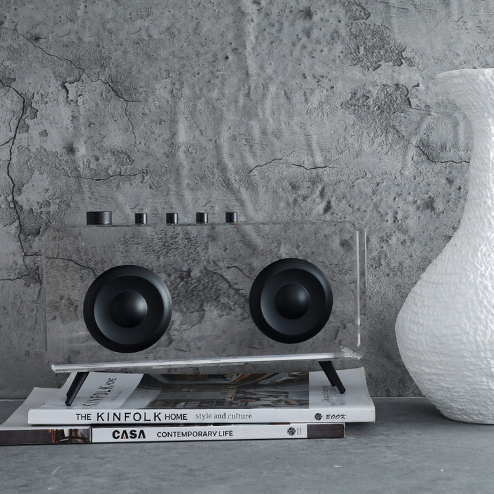 Retro-Inspired Transparent Radio