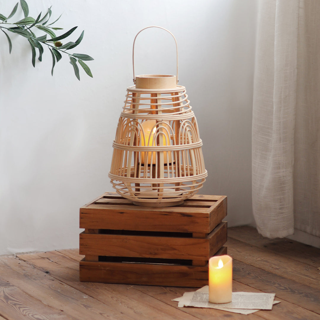Handcrafted Rattan Lantern Kalsten