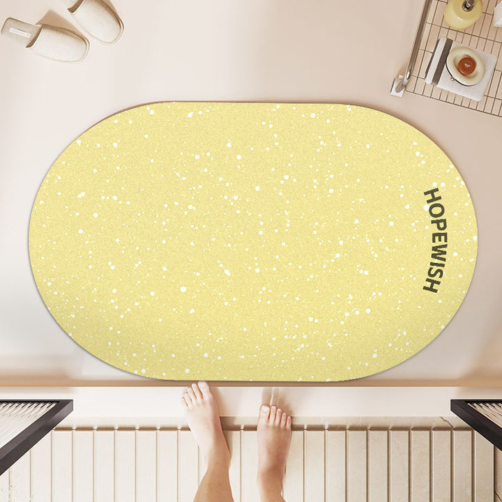Soft Floral Bath Rug