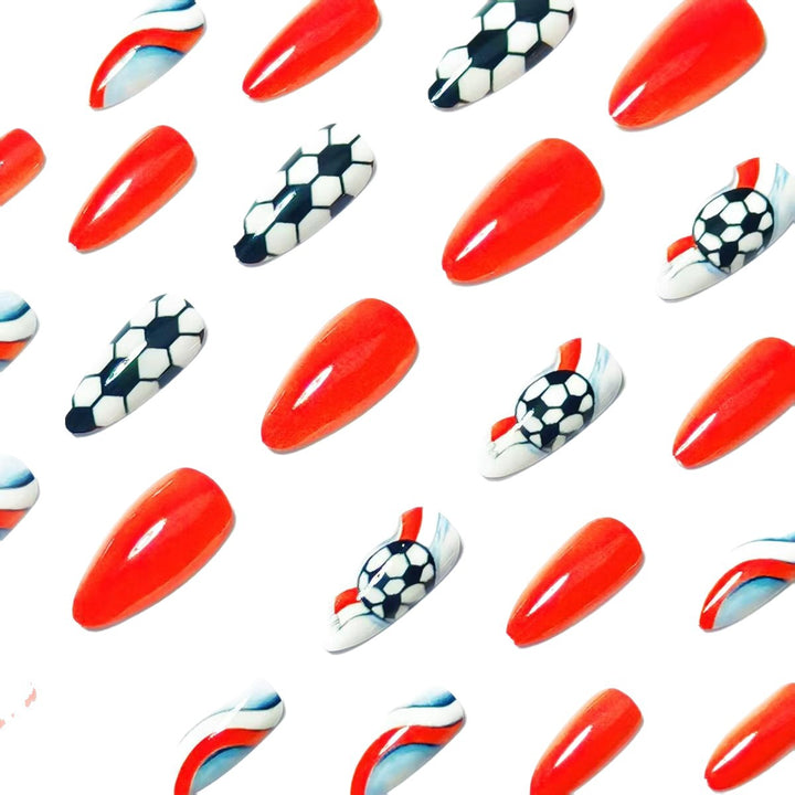 Artificials Nails in Creative Soccer Design Kalsten