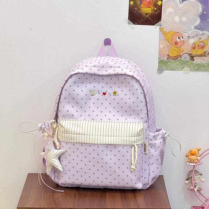 Casual Star-Printed Backpack Kalsten
