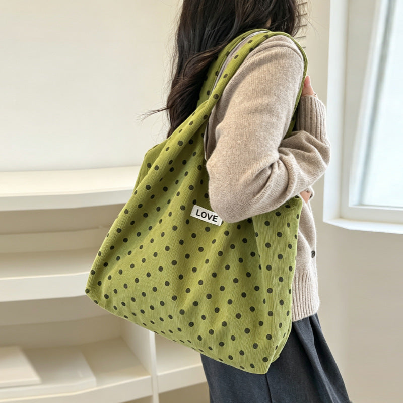 Casual Polka Dot Tote Bag Kalsten