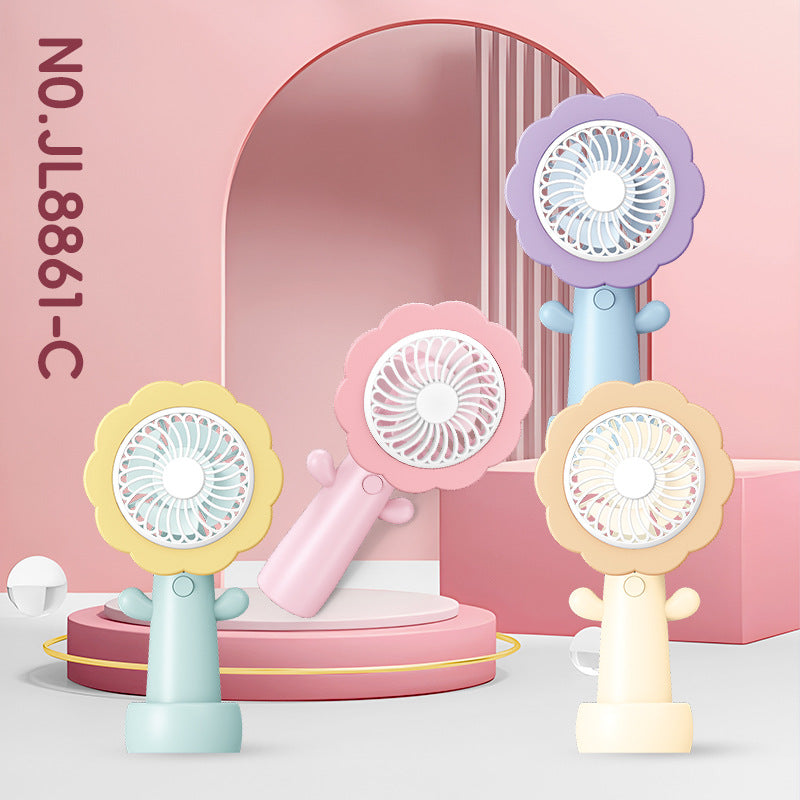 Flower-Shaped Handheld Cooling Fan Kalsten