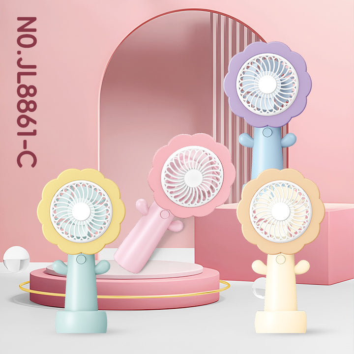 Flower-Shaped Handheld Cooling Fan Kalsten