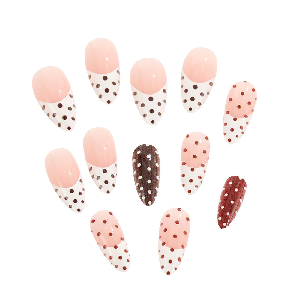 Creative Art Nails in Modern Polka Dot Design Kalsten