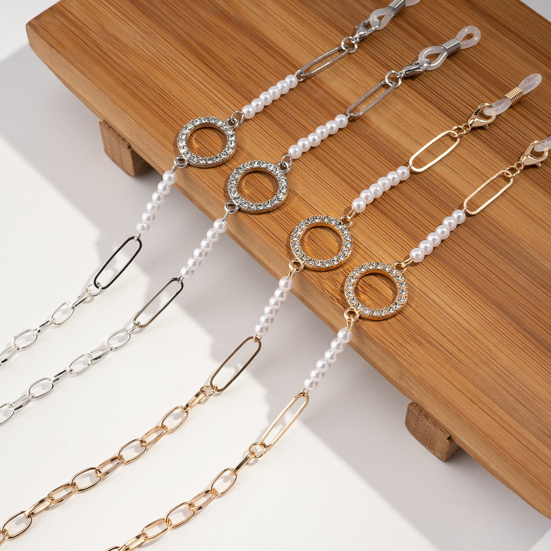 Decorative Pearl-Linked Eyewear Chain Kalsten