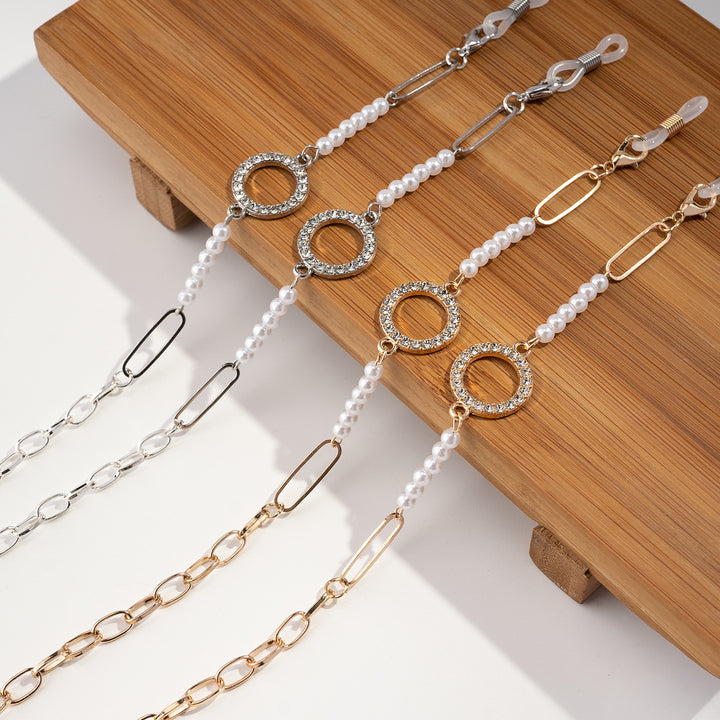 Decorative Pearl-Linked Eyewear Chain Kalsten