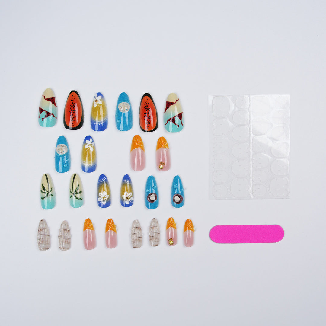 Nail art set with maritime motif Kalsten
