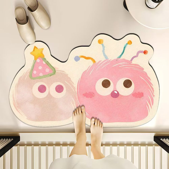 Cute Dessert-Themed Bath Mat