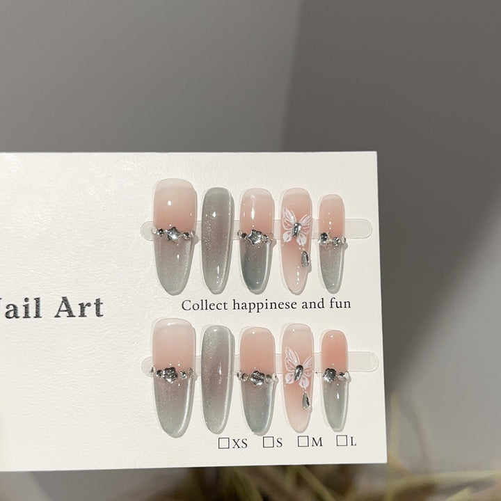 Premium Decorative Press-On Nail Art