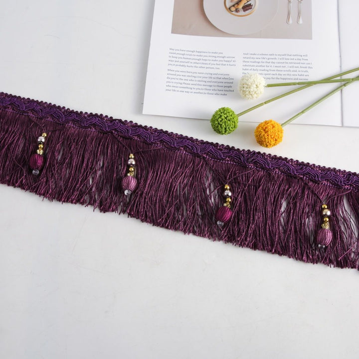 Luxury Fringe Braid with Bead Trim Kalsten