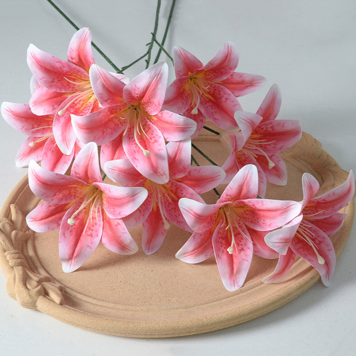 Decorative Artificial Lily Flower Arrangement