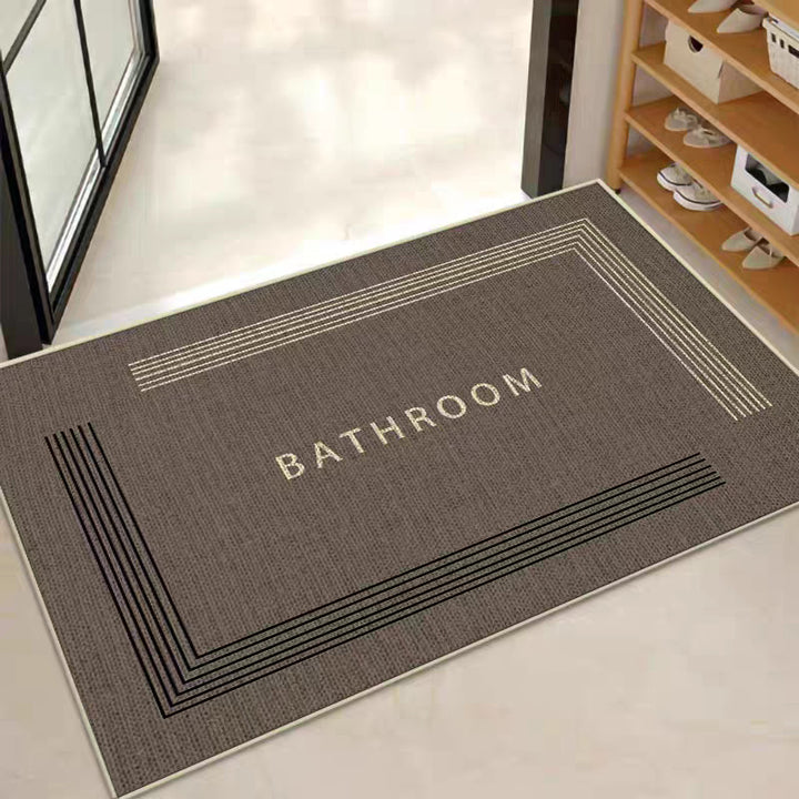 Decorative Bathroom Mat for Indoor Floor Use