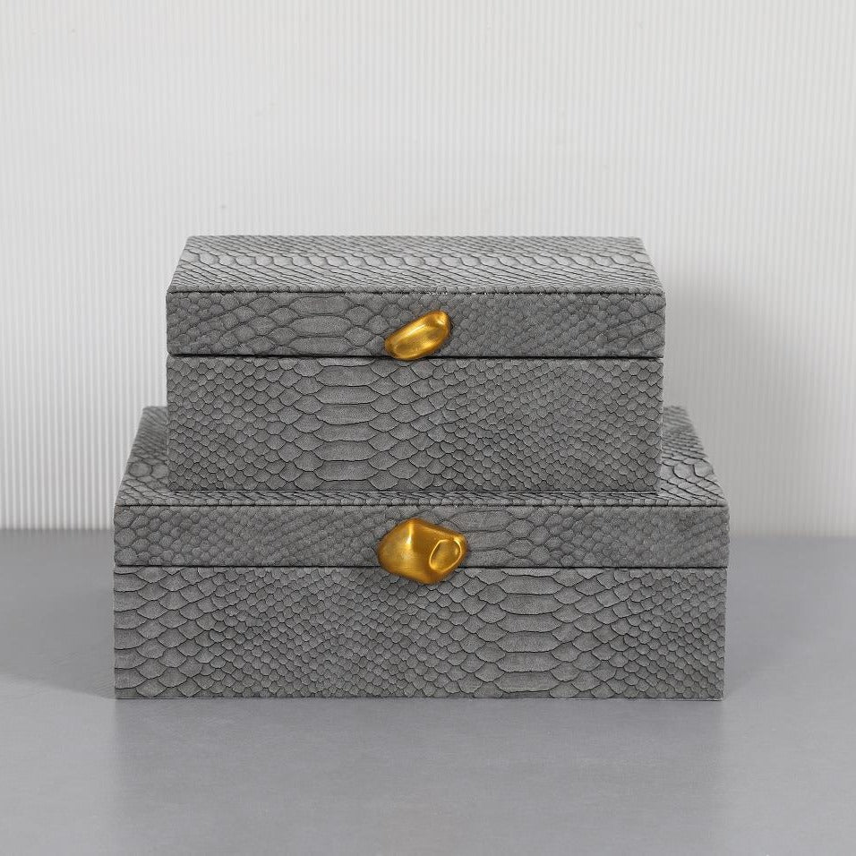 Structured Decorative Storage Box Set