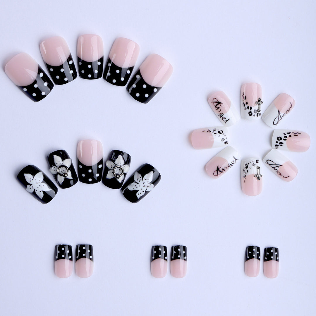 Artificial nails with Floral Design Kalsten
