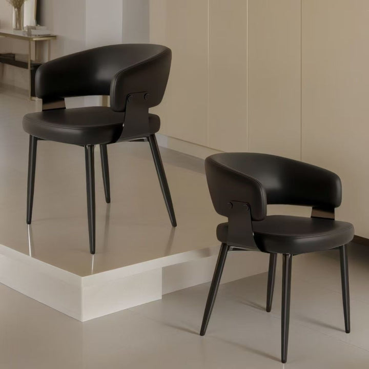 Contemporary Floral Accent Dining Chair Kalsten