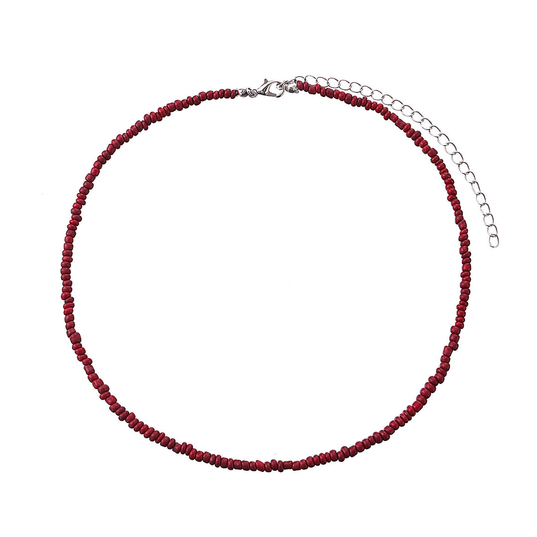 Colorful Beaded Choker Necklace Kalsten