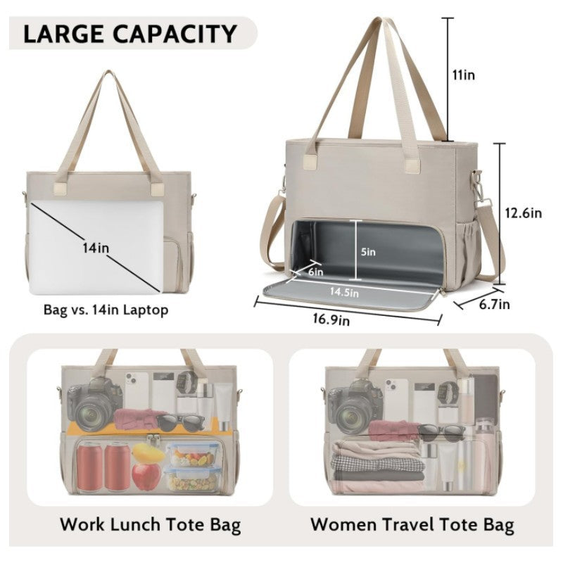 Insulated cooler bag with compartments Kalsten
