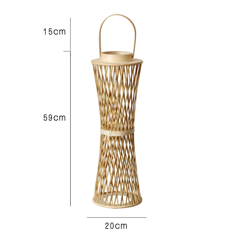 Elegant Lantern made of Rattan Kalsten