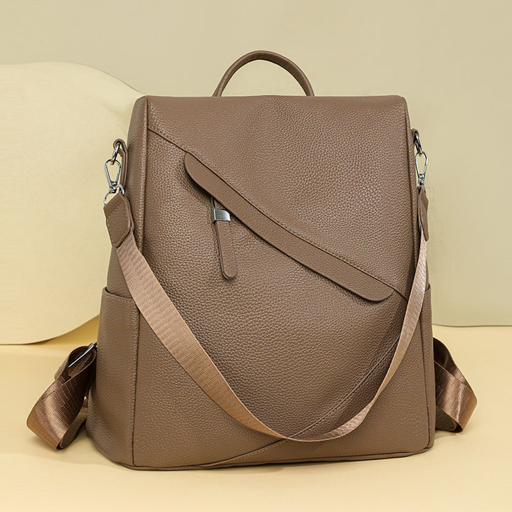 Elegant Leather Laptop Backpack Kalsten