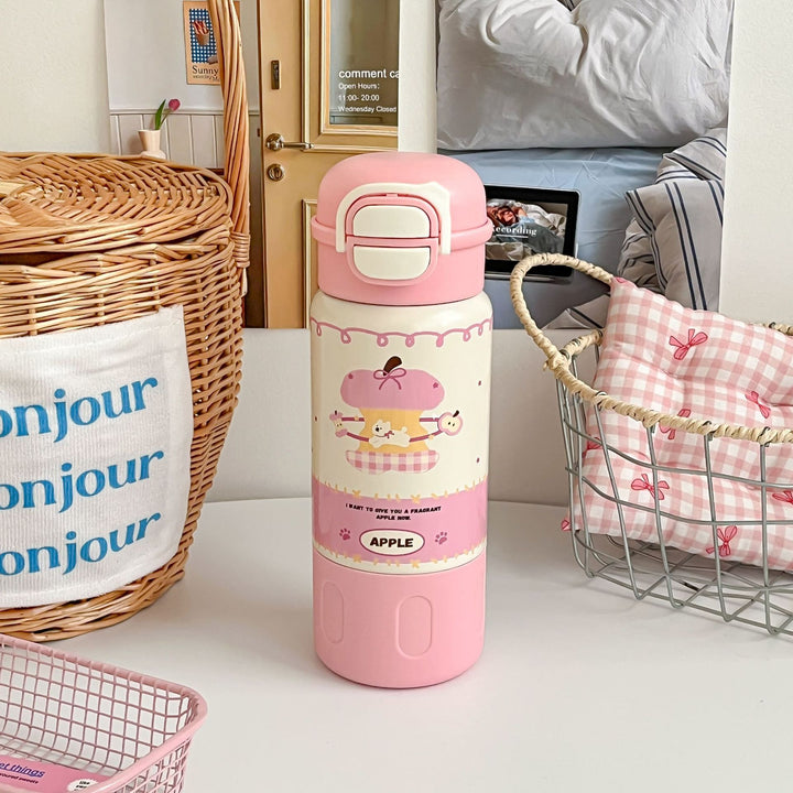 Women's Insulated Bottle with Cute Dog Design Kalsten