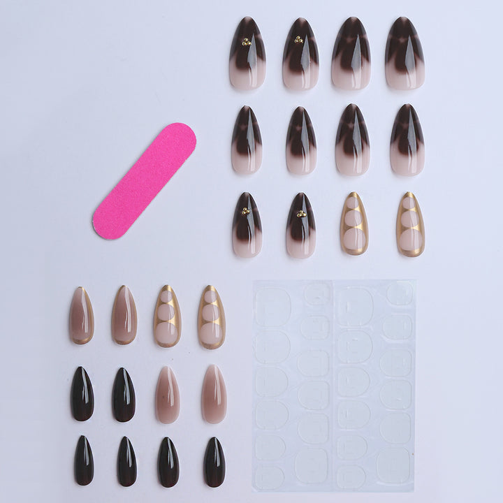 Artificial nails with luxurious style elements Kalsten