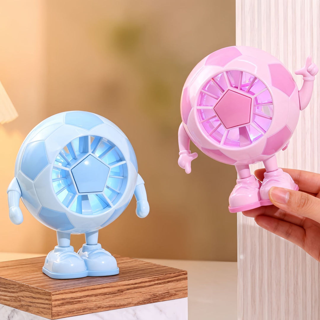 Women Creative Table Fan in Soccer Motif Kalsten