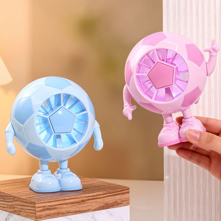 Women Creative Table Fan in Soccer Motif Kalsten