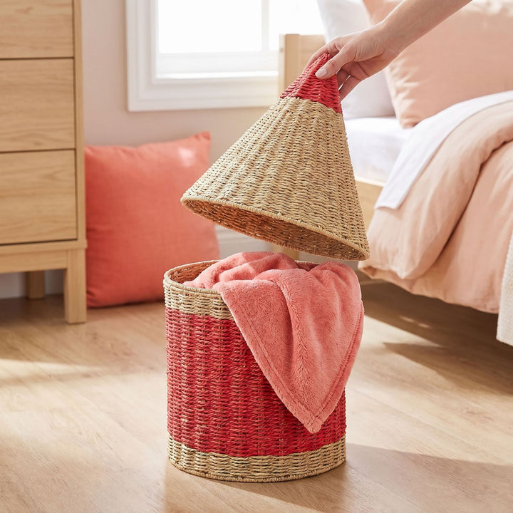 Playful storage basket in pencil design Kalsten