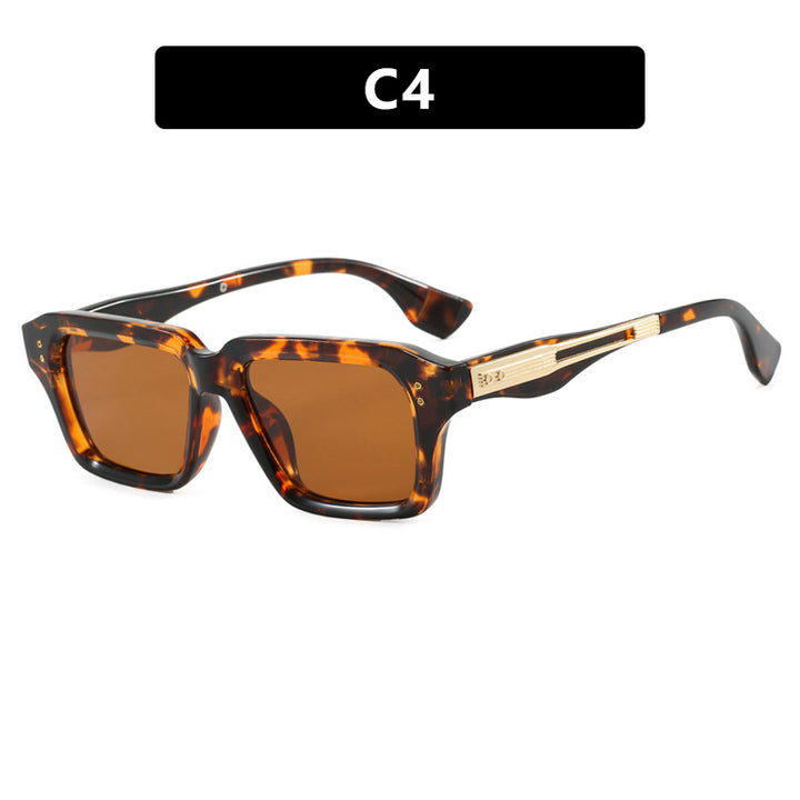 Women's stylish square sunglasses with luxurious tortoiseshell pattern and durable frame Kalsten