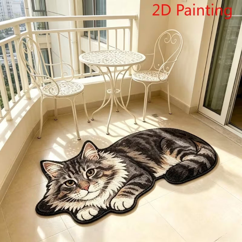 Cute Hedgehog Shaped Area Rug