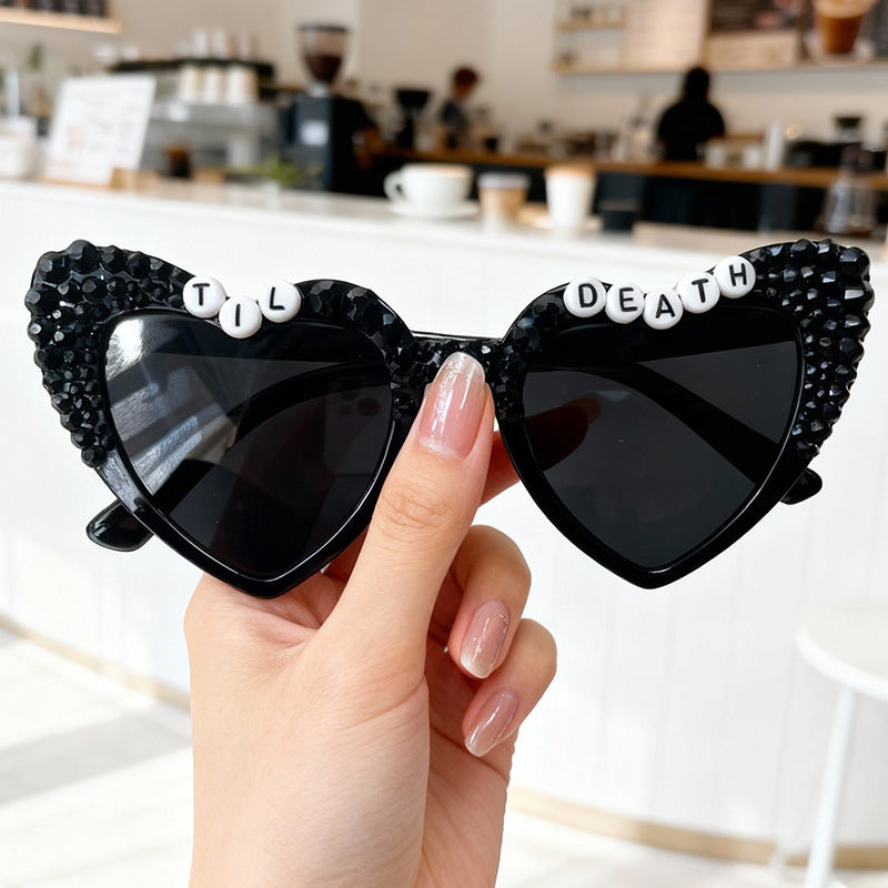 Statement Heart-Frame Sunglasses Kalsten