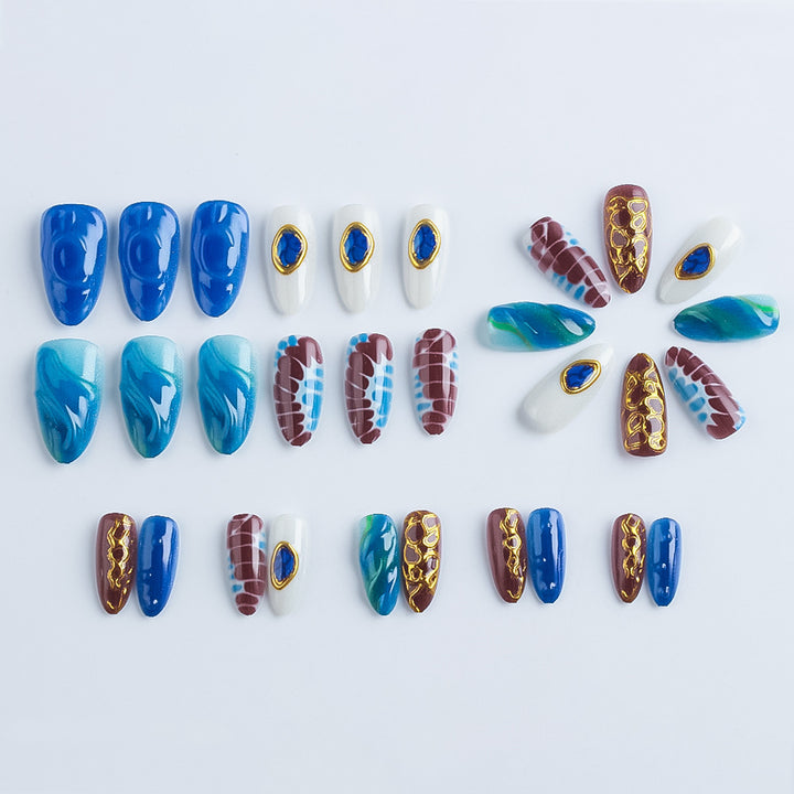 Artistic Press-On Nail Set Kalsten 1787542748