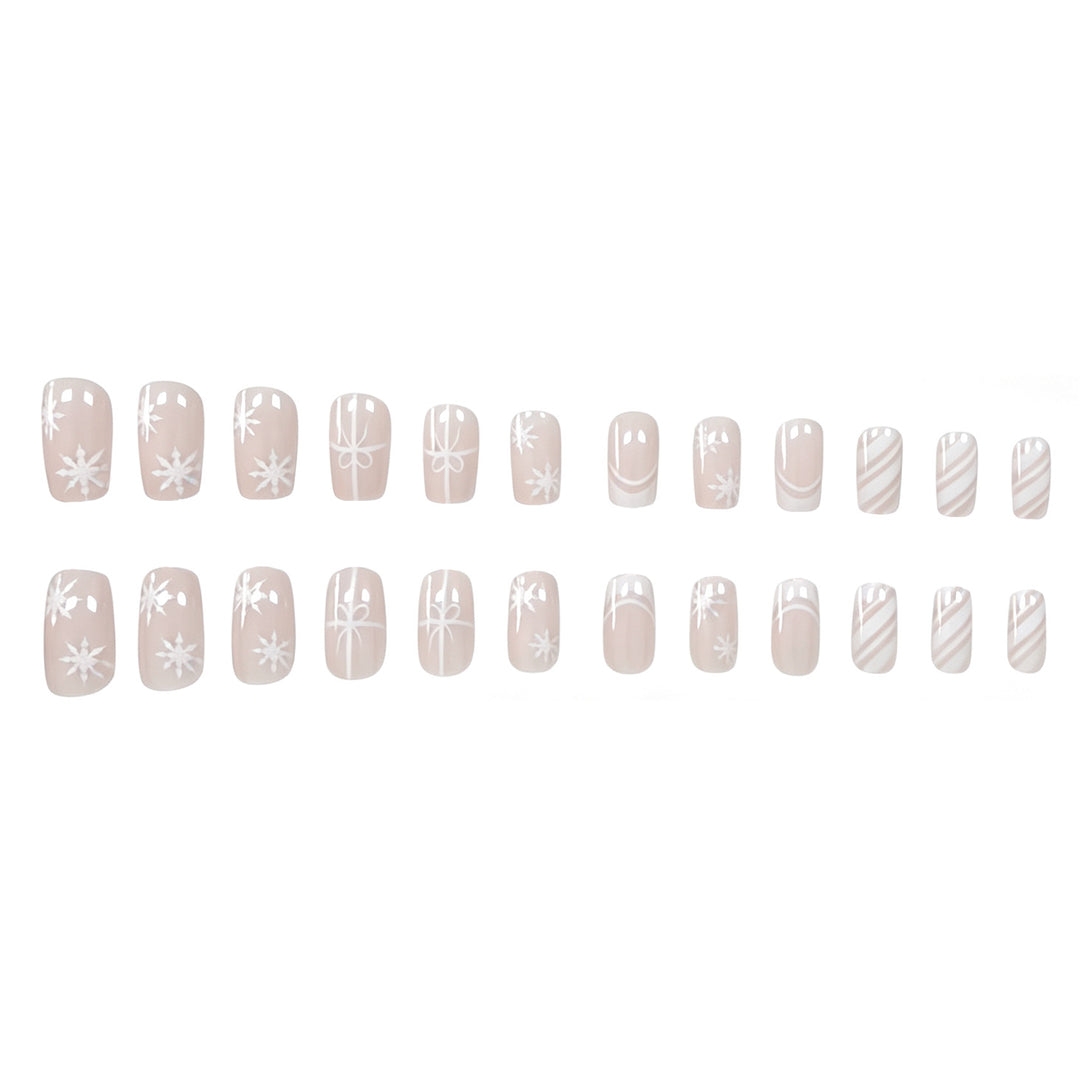 Elegant Holiday-Themed Nail Art Extensions Kalsten