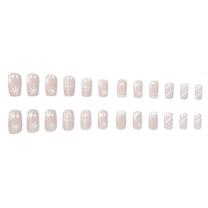 Elegant Holiday-Themed Nail Art Extensions Kalsten