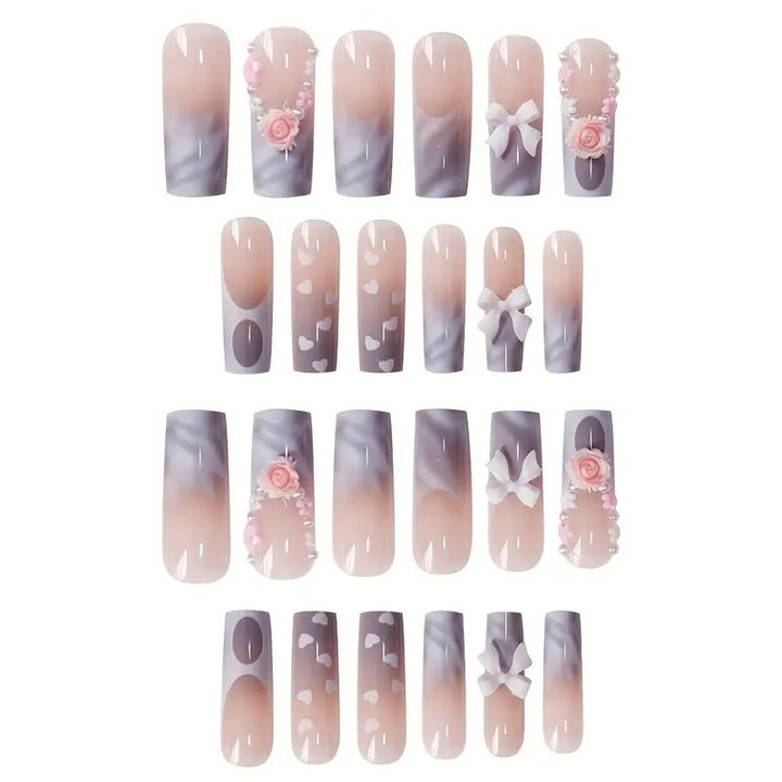 Decorative Heart-Themed Nail Wraps Kalsten