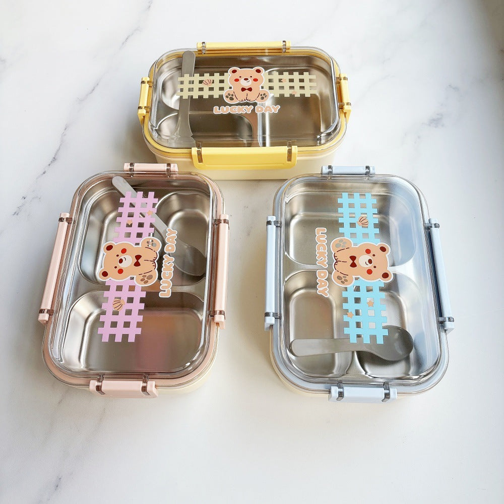 Multi-Compartment Insulated Lunch Box