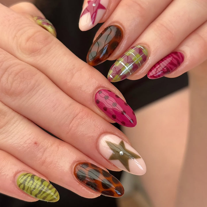 Premium Artful Press-On Nail Set