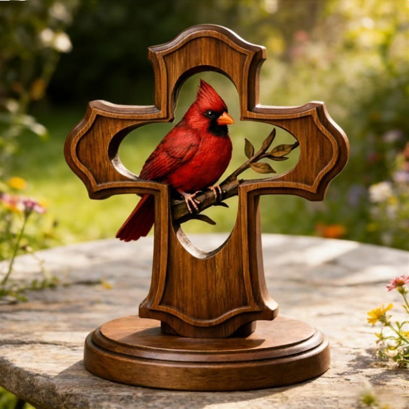 Decorative cross figure with Cardinal Kalsten