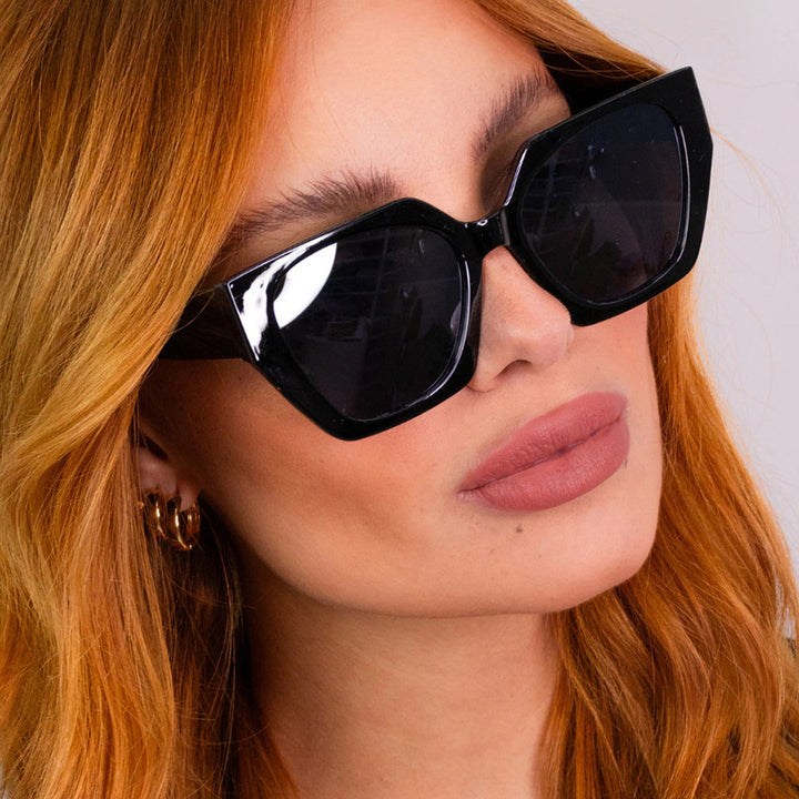 Women's geometric glasses in stylish tortoiseshell pattern Kalsten