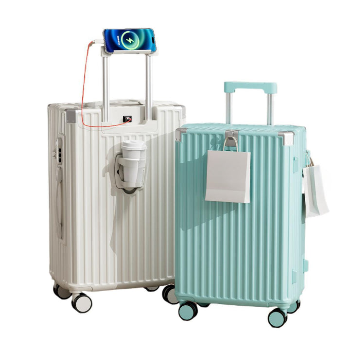 Hard-shell Trolley With Integrated USB Port And Innovative Storage Kalsten