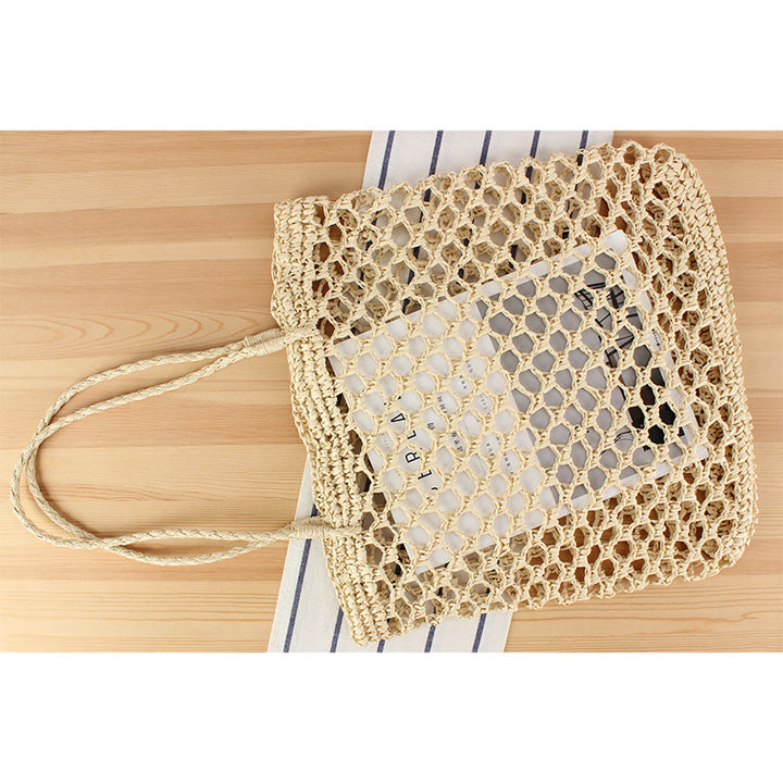 Tote bag made of handcrafted mesh weave Kalsten