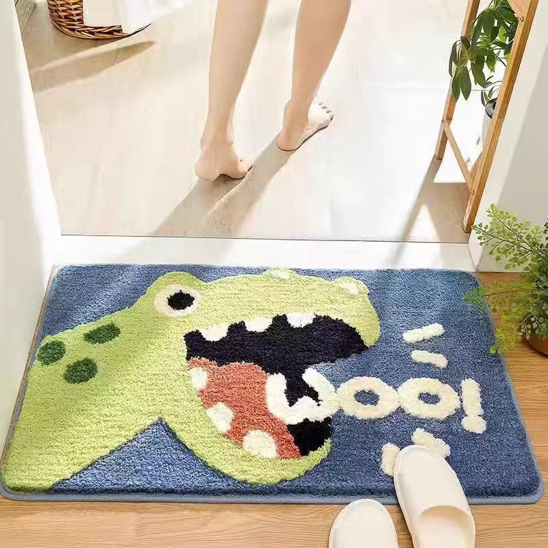 Fun Frog-Themed Bath Mat