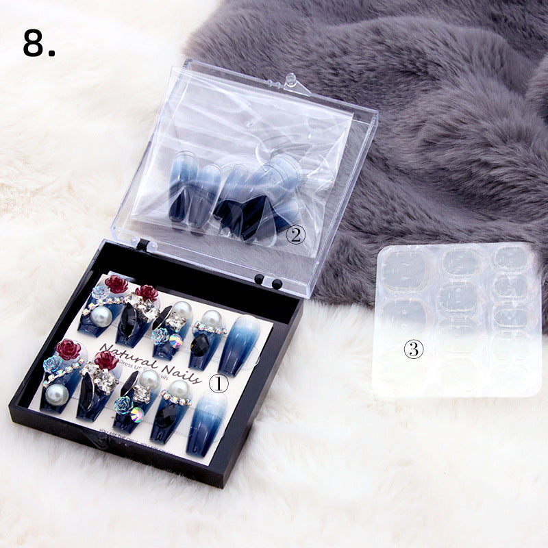 Elegant Pre-Designed Press-On Nail Set Kalsten