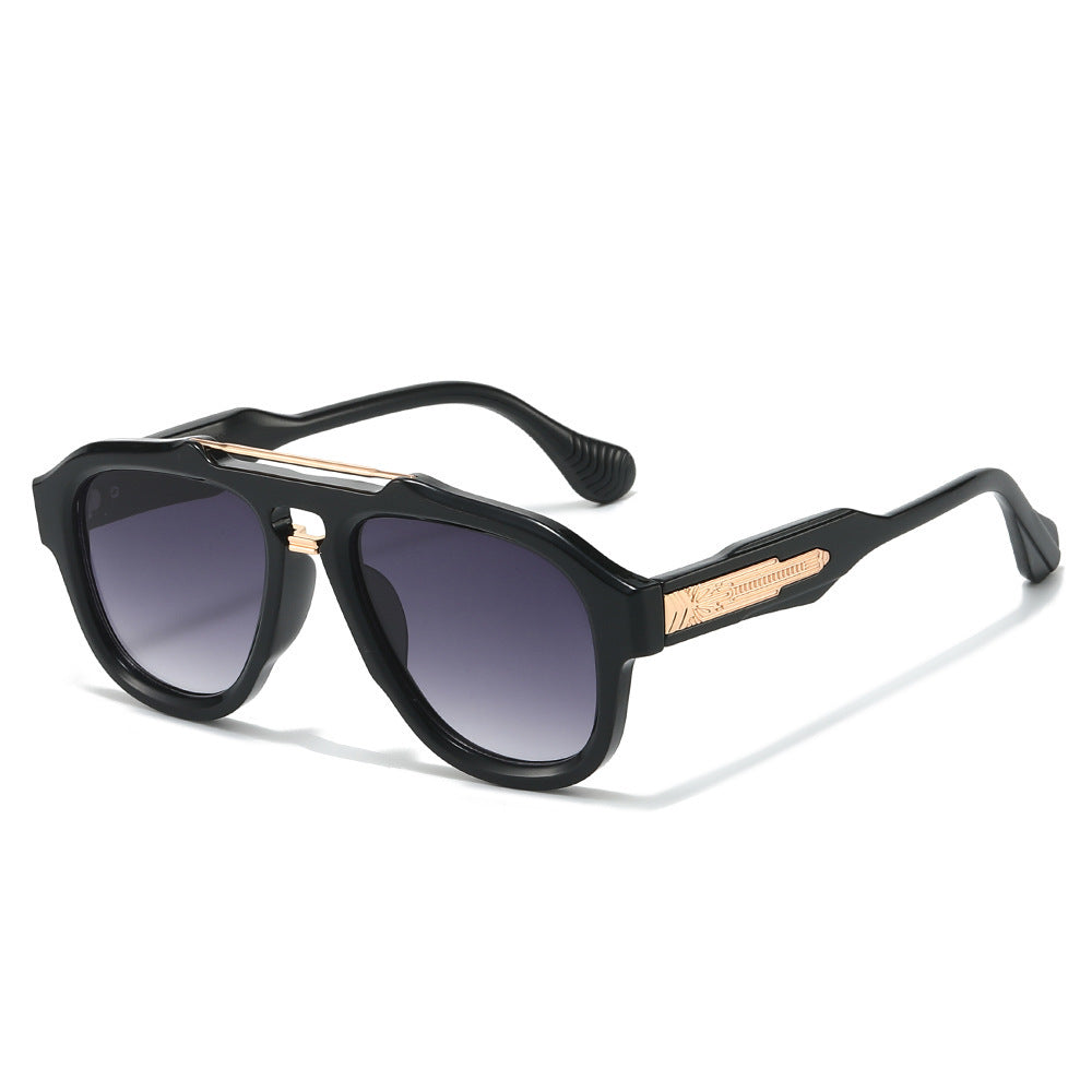 Fashion-Forward Semi-Transparent Shield Sunglasses Kalsten